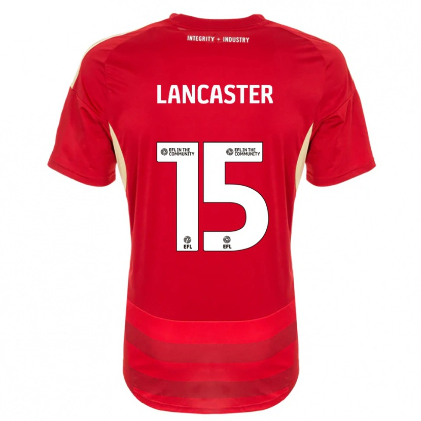 Danxen Kinder Darcy Lancaster #15 Rot Weiß Heimtrikot Trikot 2025/26 T-Shirt Österreich