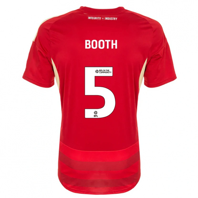 Danxen Kinder Lailah Booth #5 Rot Weiß Heimtrikot Trikot 2025/26 T-Shirt Österreich
