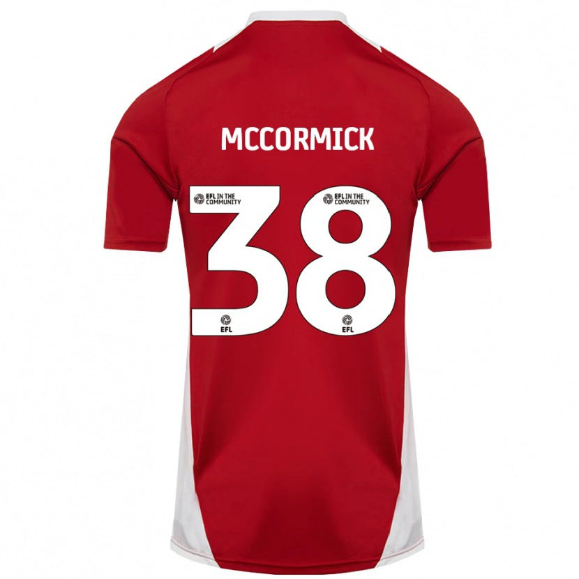 Danxen Kinder Antony Mccormick #38 Rot Weiß Gold Heimtrikot Trikot 2025/26 T-Shirt Österreich