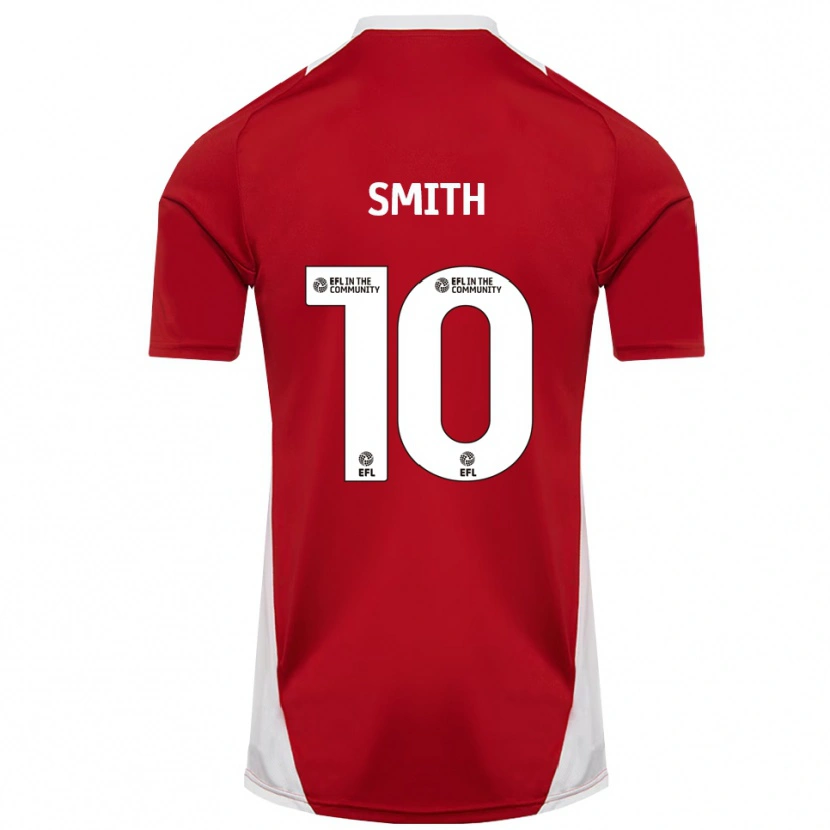 Danxen Kinder Harry Smith #10 Rot Weiß Gold Heimtrikot Trikot 2025/26 T-Shirt Österreich