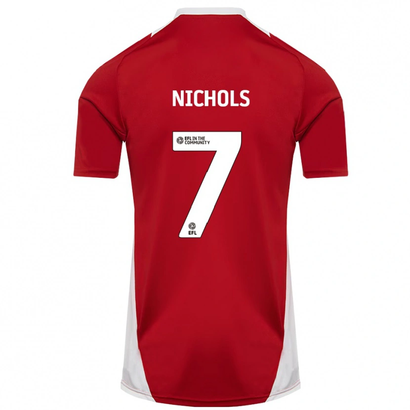 Danxen Kinder Tom Nichols #7 Rot Weiß Gold Heimtrikot Trikot 2025/26 T-Shirt Österreich