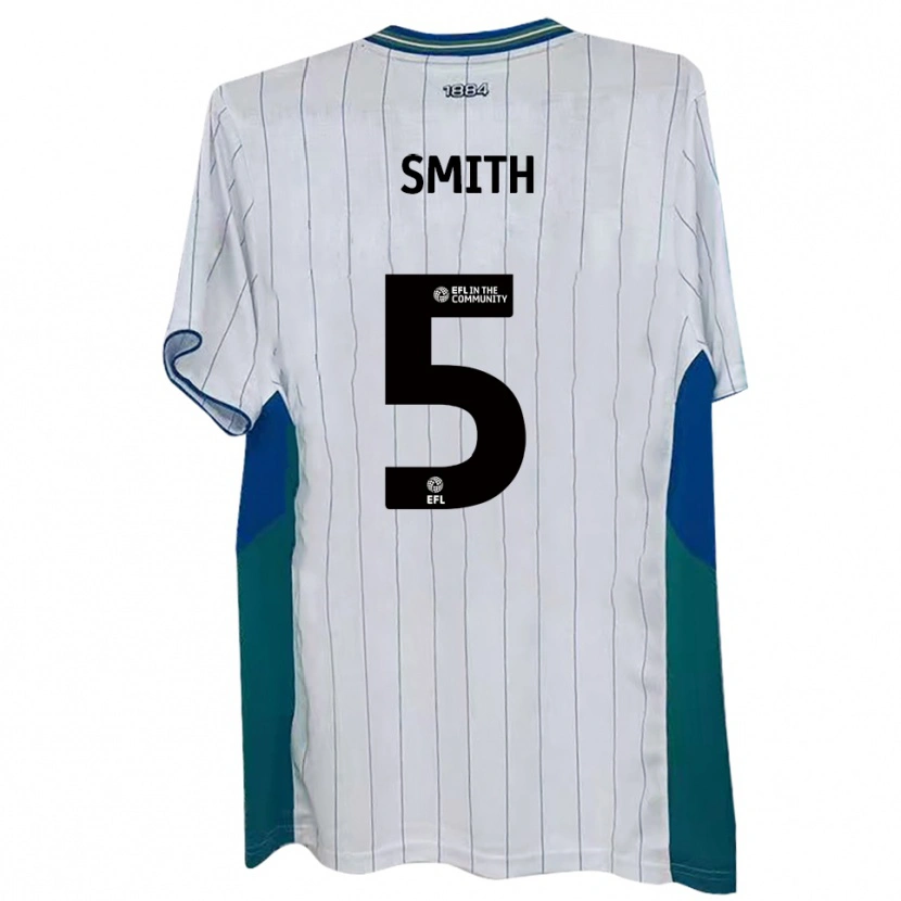 Danxen Kinder Nathan Smith #5 Weiß Grün Blau Heimtrikot Trikot 2025/26 T-Shirt Österreich