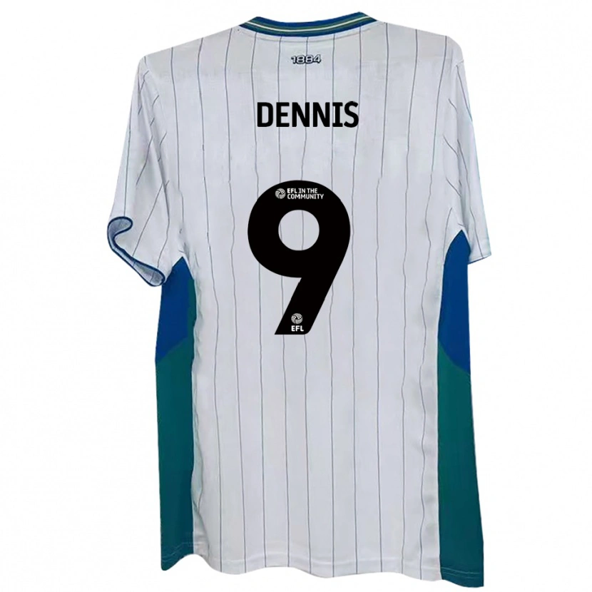 Danxen Kinder Kristian Dennis #9 Weiß Grün Blau Heimtrikot Trikot 2025/26 T-Shirt Österreich
