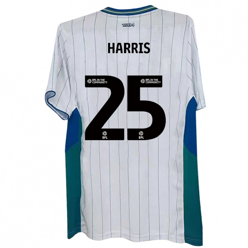 Danxen Kinder Taylan Harris #25 Weiß Grün Blau Heimtrikot Trikot 2025/26 T-Shirt Österreich