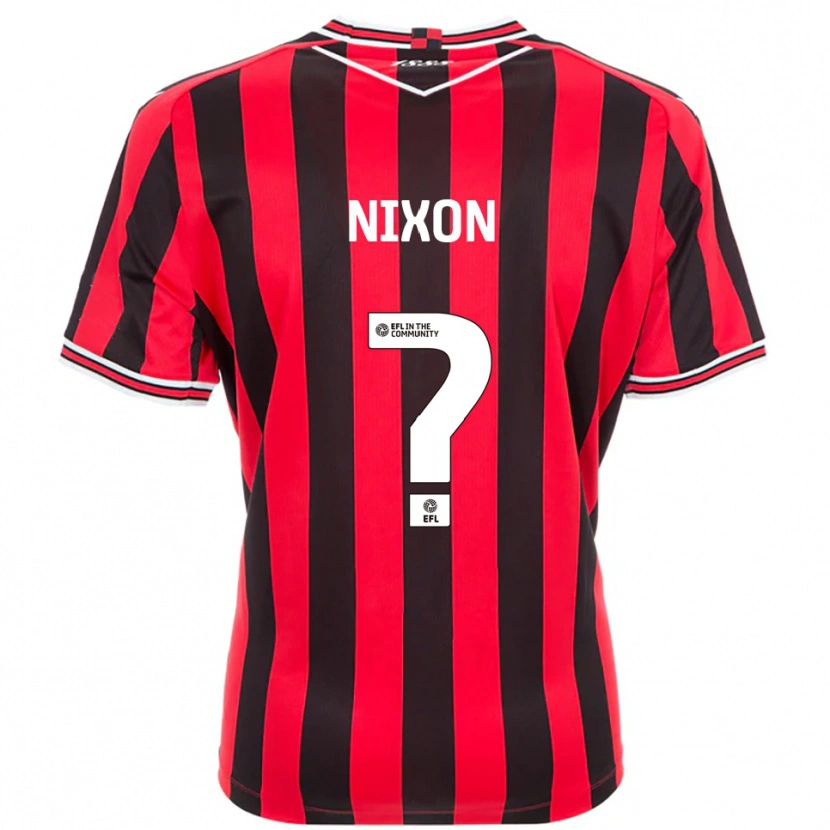 Danxen Kinder Freya Nixon #0 Rot Schwarz Heimtrikot Trikot 2025/26 T-Shirt Österreich