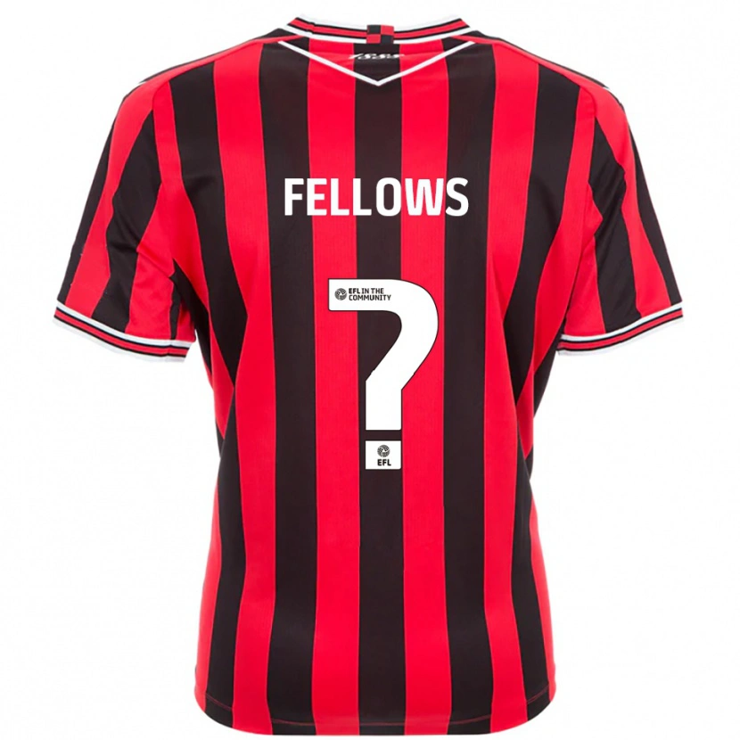 Danxen Kinder Mia Fellows #0 Rot Schwarz Heimtrikot Trikot 2025/26 T-Shirt Österreich