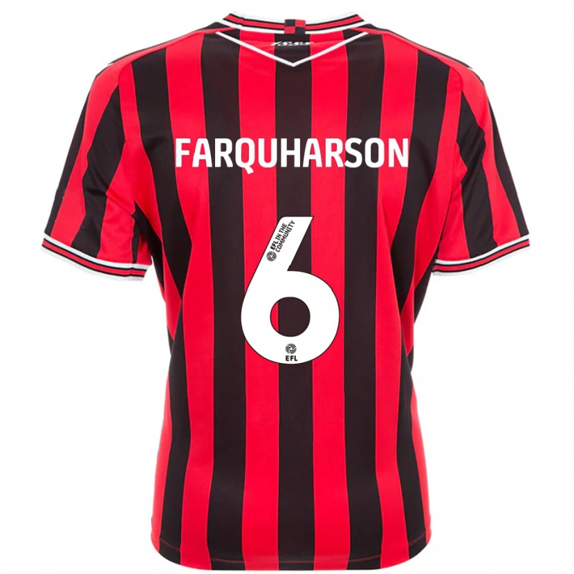 Danxen Kinder Priestley Farquharson #6 Rot Schwarz Heimtrikot Trikot 2025/26 T-Shirt Österreich