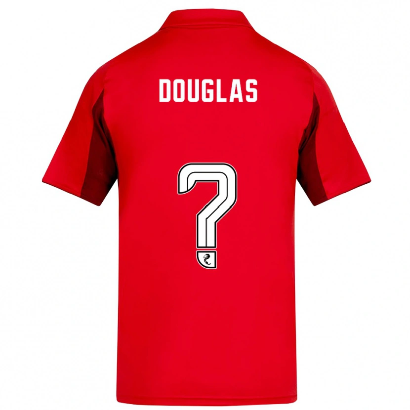 Danxen Kinder Connor Douglas #0 Rot Burgunderrot Heimtrikot Trikot 2025/26 T-Shirt Österreich