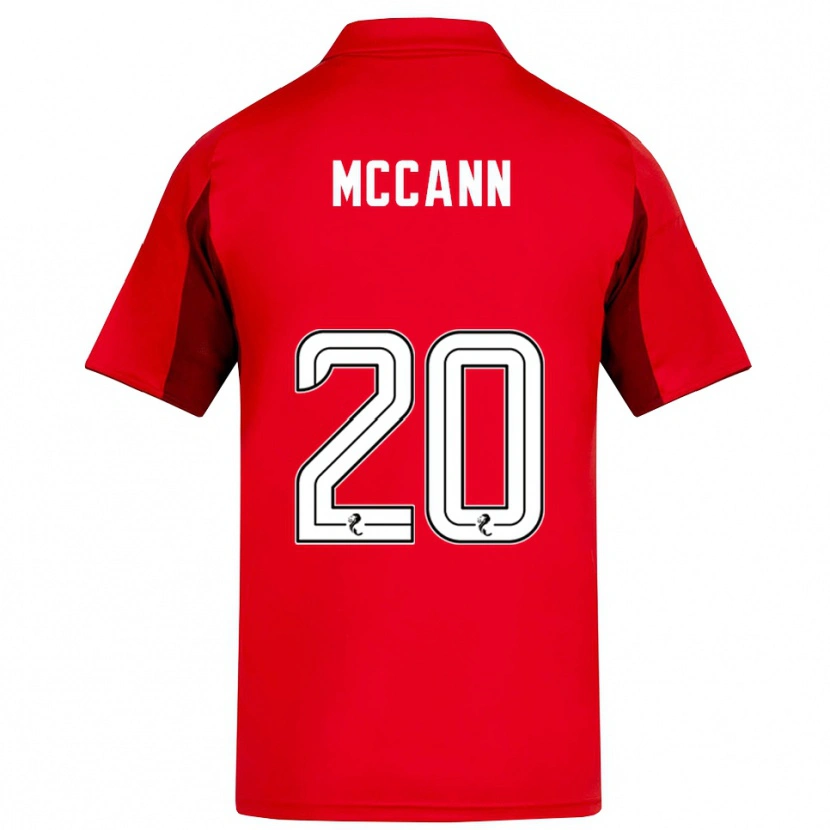 Danxen Kinder Annalisa Mccann #20 Rot Burgunderrot Heimtrikot Trikot 2025/26 T-Shirt Österreich