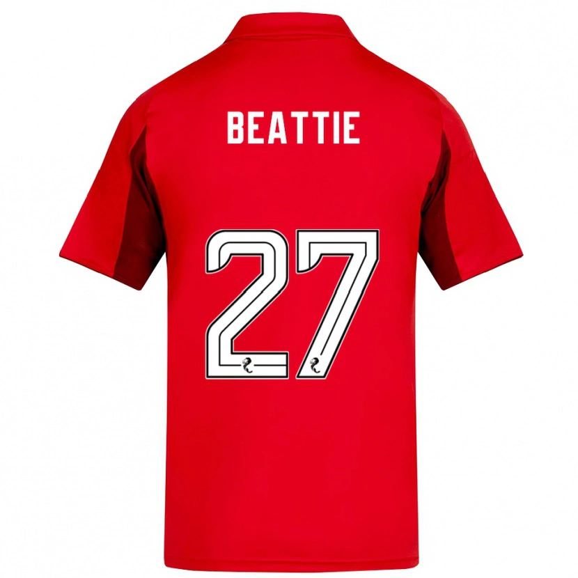 Danxen Kinder Kerry Beattie #27 Rot Burgunderrot Heimtrikot Trikot 2025/26 T-Shirt Österreich