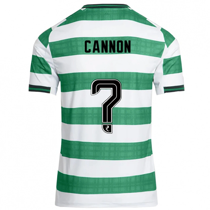 Danxen Kinder Aidan Cannon #0 Grün Weiß Heimtrikot Trikot 2025/26 T-Shirt Österreich