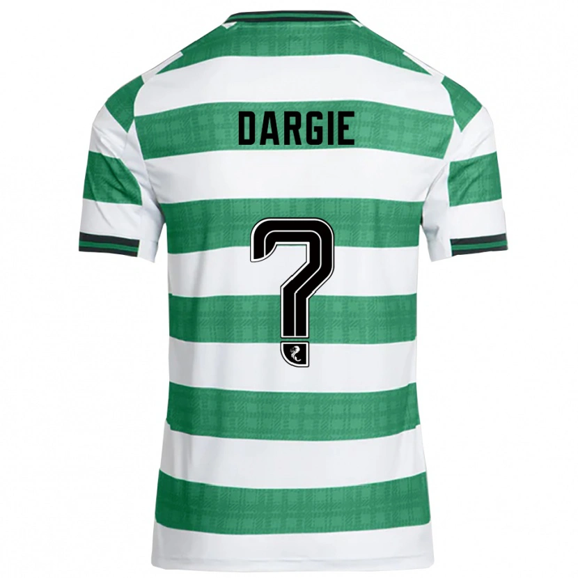 Danxen Kinder Ryhs Dargie #0 Grün Weiß Heimtrikot Trikot 2025/26 T-Shirt Österreich