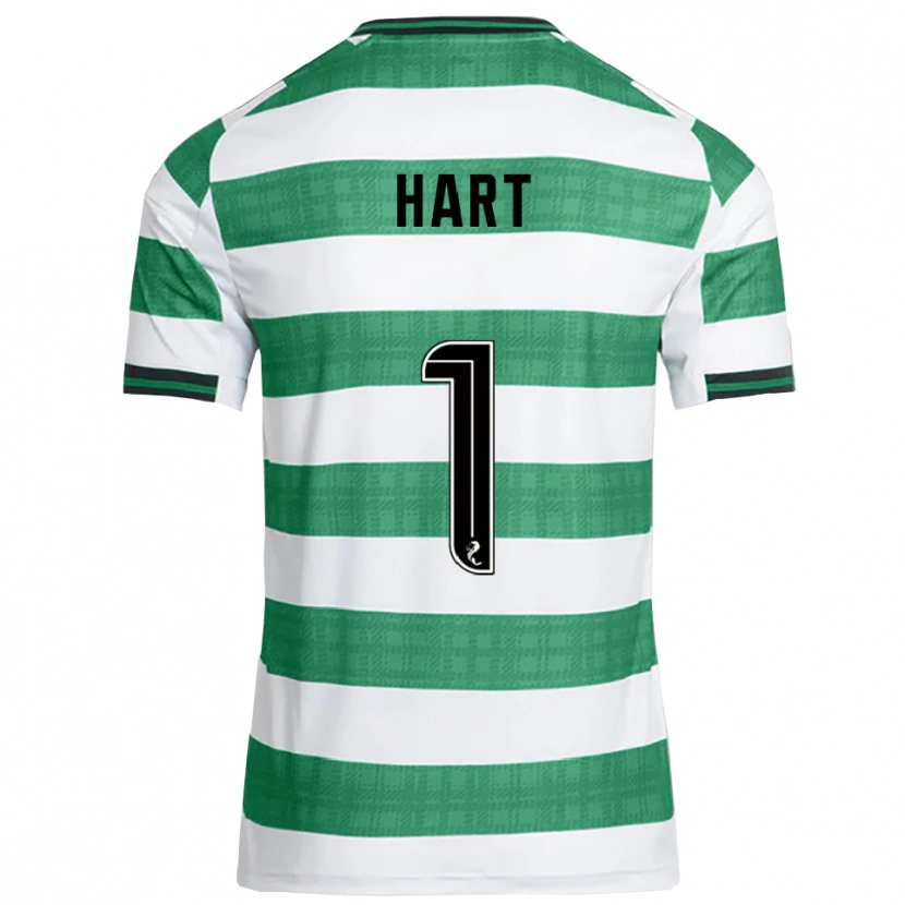 Danxen Kinder Joe Hart #1 Grün Weiß Heimtrikot Trikot 2025/26 T-Shirt Österreich