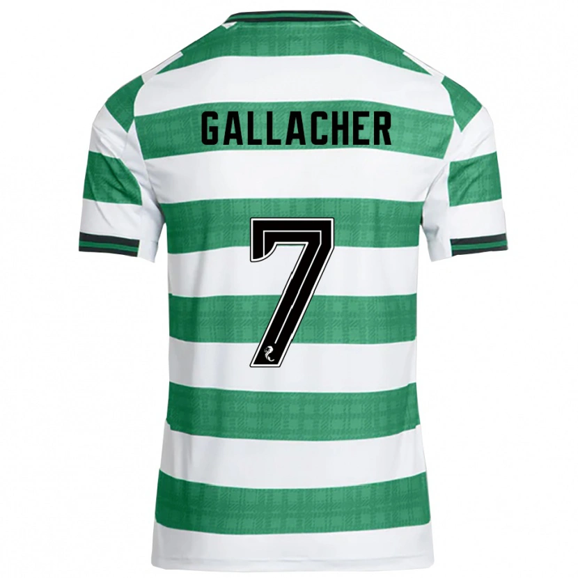 Danxen Kinder Amy Gallacher #7 Grün Weiß Heimtrikot Trikot 2025/26 T-Shirt Österreich