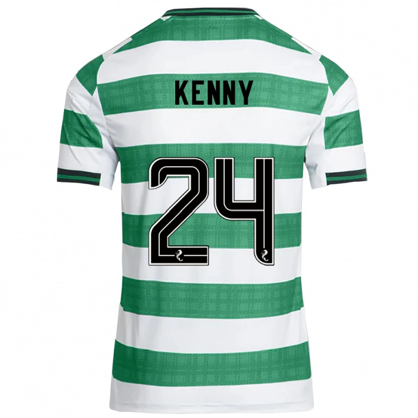 Danxen Kinder Johnny Kenny #24 Grün Weiß Heimtrikot Trikot 2025/26 T-Shirt Österreich