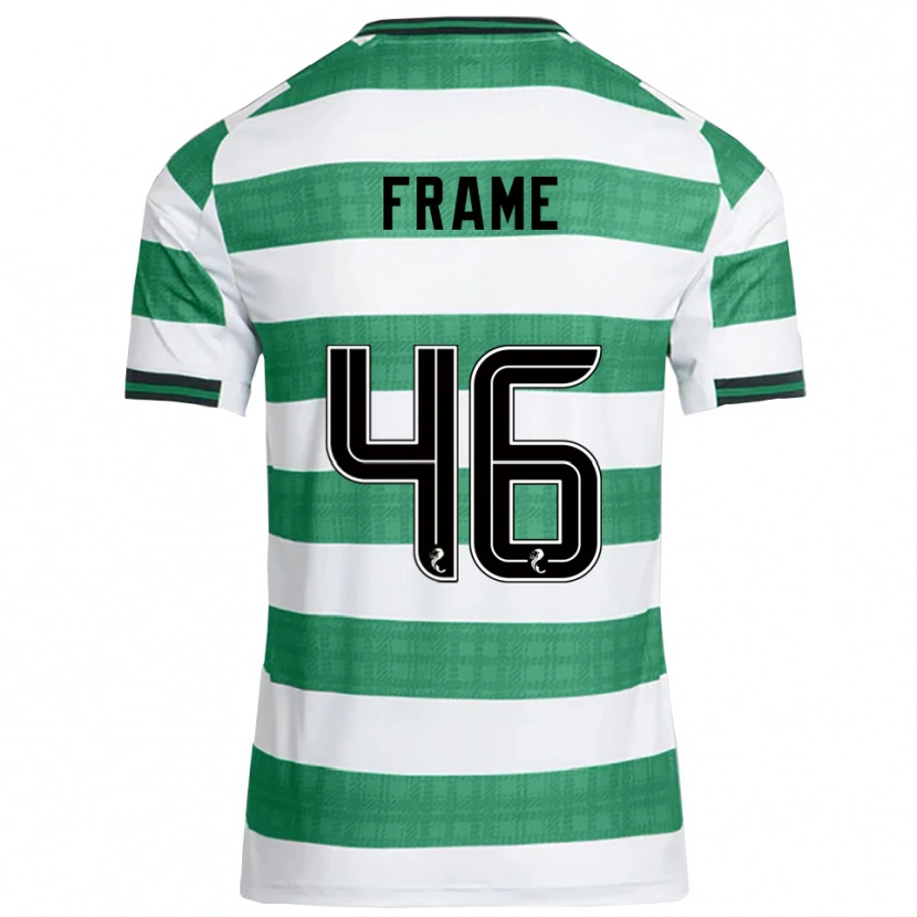 Danxen Kinder Mitchel Frame #46 Grün Weiß Heimtrikot Trikot 2025/26 T-Shirt Österreich