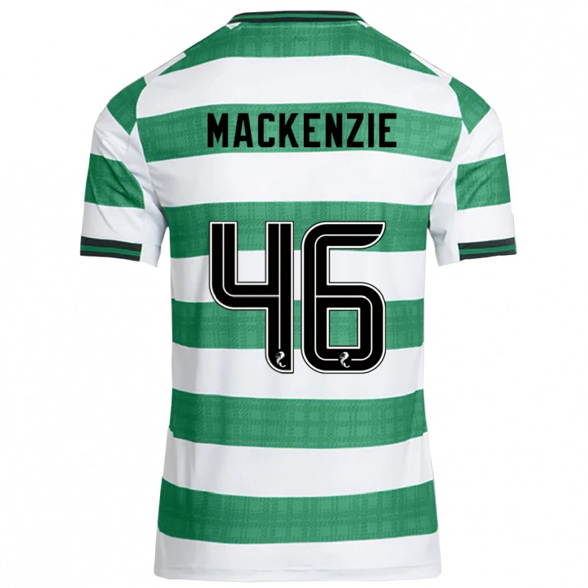 Danxen Kinder Magnus Mackenzie #46 Grün Weiß Heimtrikot Trikot 2025/26 T-Shirt Österreich