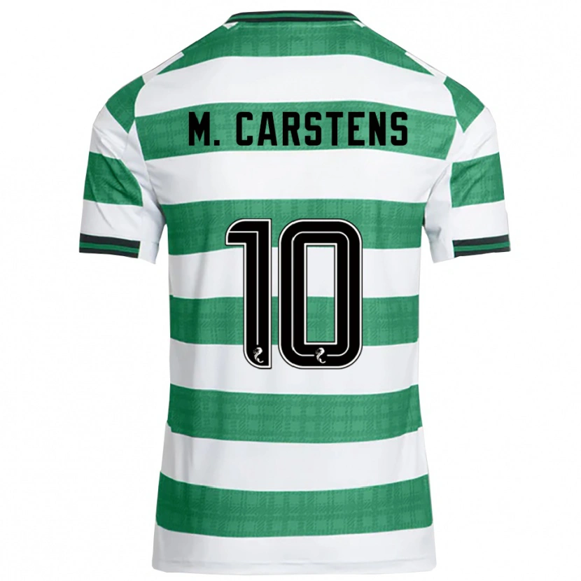 Danxen Kinder Mathilde Carstens #10 Grün Weiß Heimtrikot Trikot 2025/26 T-Shirt Österreich