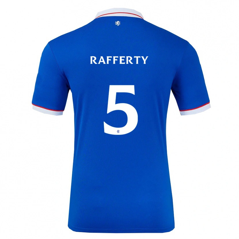 Danxen Kinder Laura Rafferty #5 Blau Weiß Heimtrikot Trikot 2025/26 T-Shirt Österreich