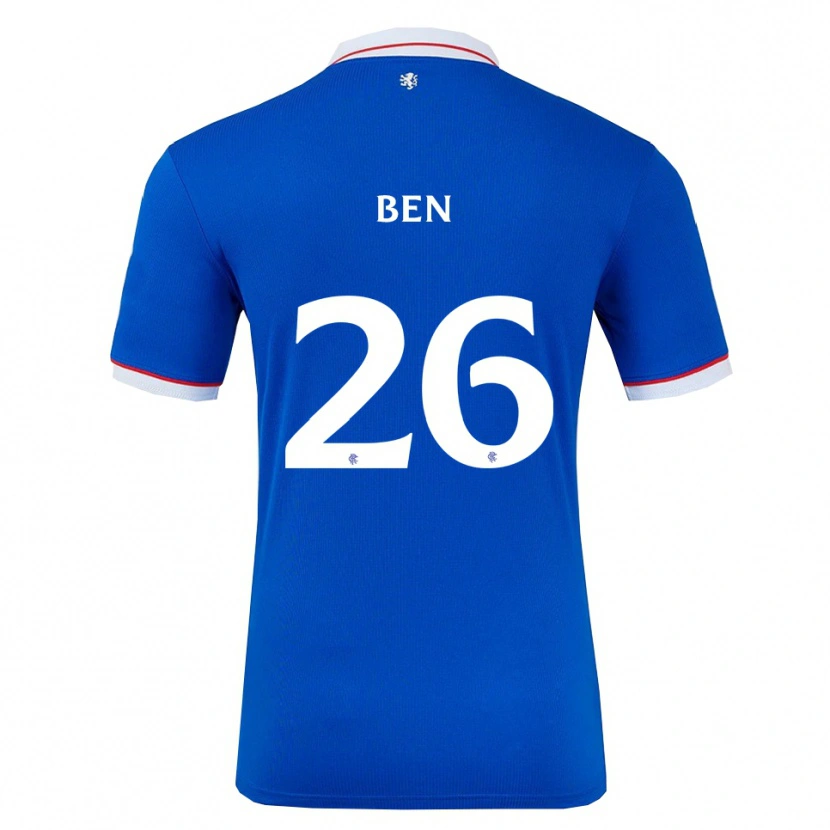 Danxen Kinder Ben Davies #26 Blau Weiß Heimtrikot Trikot 2025/26 T-Shirt Österreich
