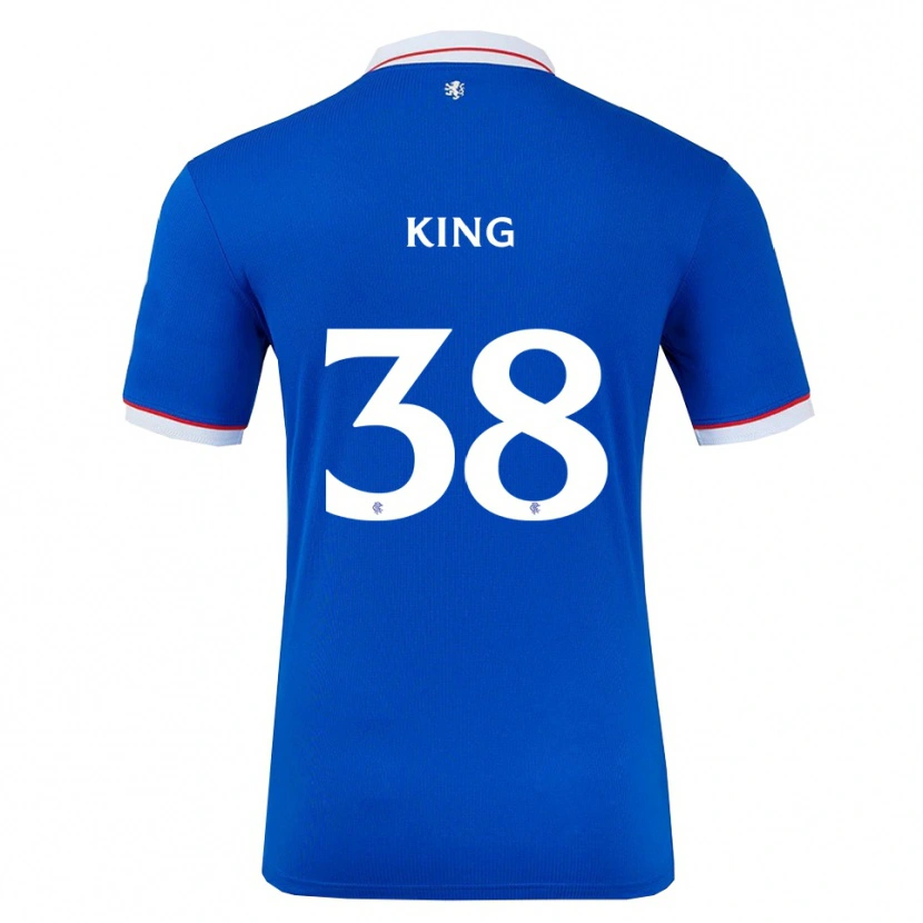 Danxen Kinder Leon King #38 Blau Weiß Heimtrikot Trikot 2025/26 T-Shirt Österreich