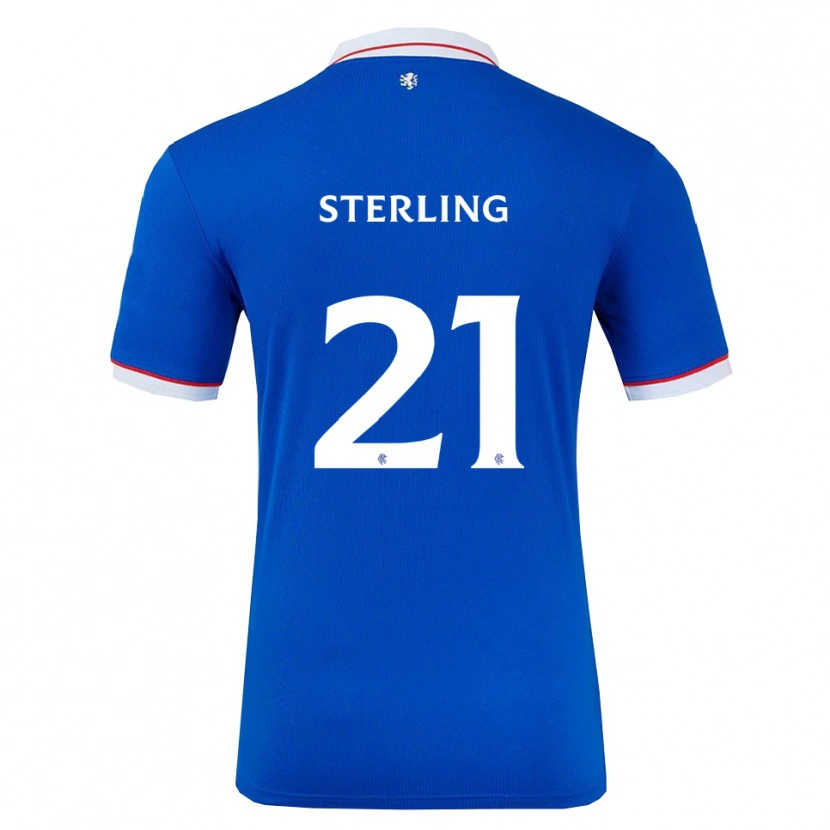 Danxen Kinder Dujon Sterling #21 Blau Weiß Heimtrikot Trikot 2025/26 T-Shirt Österreich