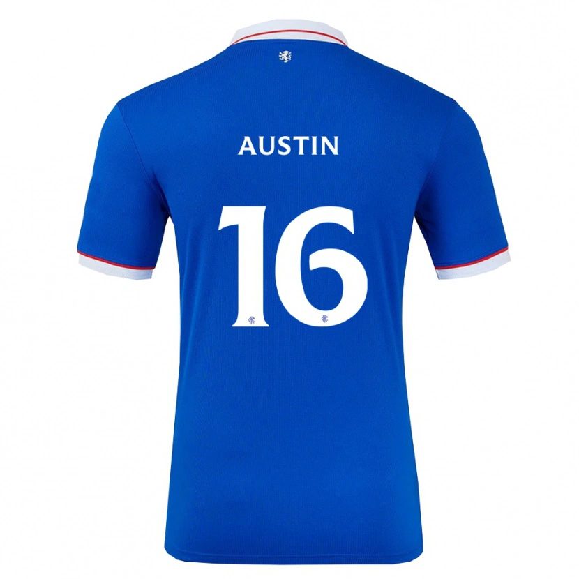 Danxen Kinder Eilidh Austin #16 Blau Weiß Heimtrikot Trikot 2025/26 T-Shirt Österreich
