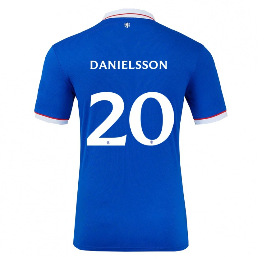 Danxen Kinder Jenny Julia Danielsson #20 Blau Weiß Heimtrikot Trikot 2025/26 T-Shirt Österreich