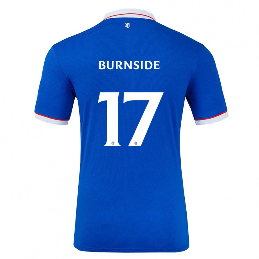 Danxen Kinder Callum Burnside #17 Blau Weiß Heimtrikot Trikot 2025/26 T-Shirt Österreich