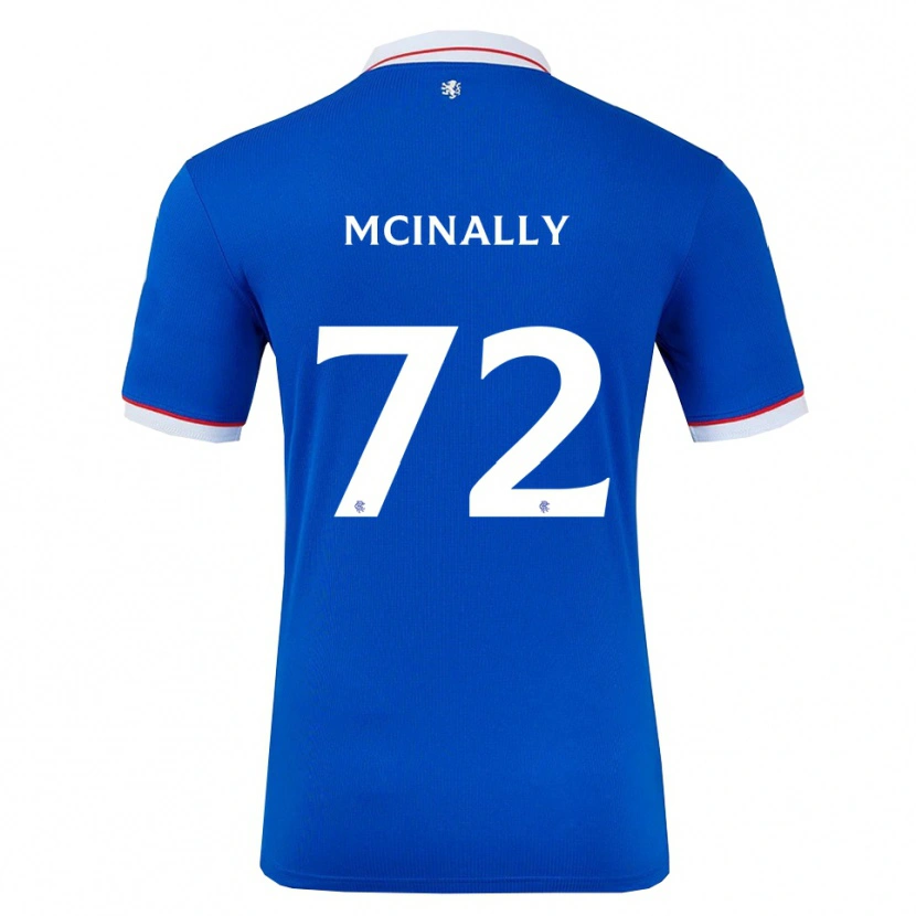 Danxen Kinder Darren Mcinally #72 Blau Weiß Heimtrikot Trikot 2025/26 T-Shirt Österreich