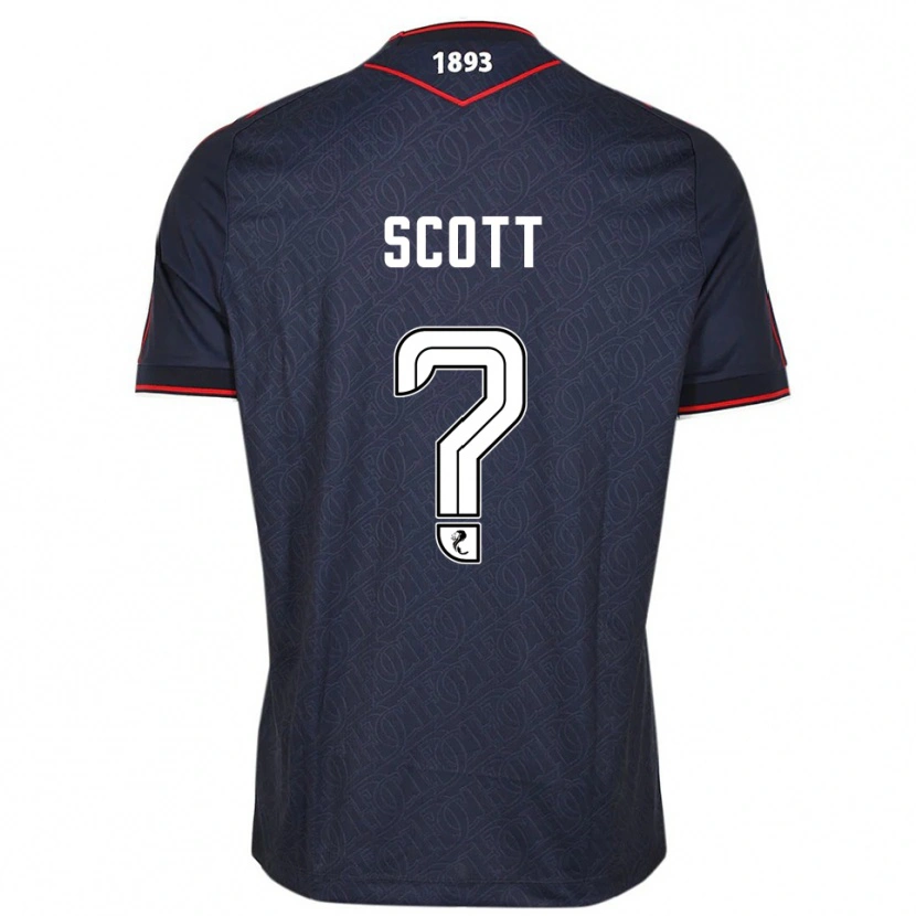 Danxen Kinder Chase Scott #0 Marine Weiß Heimtrikot Trikot 2025/26 T-Shirt Österreich