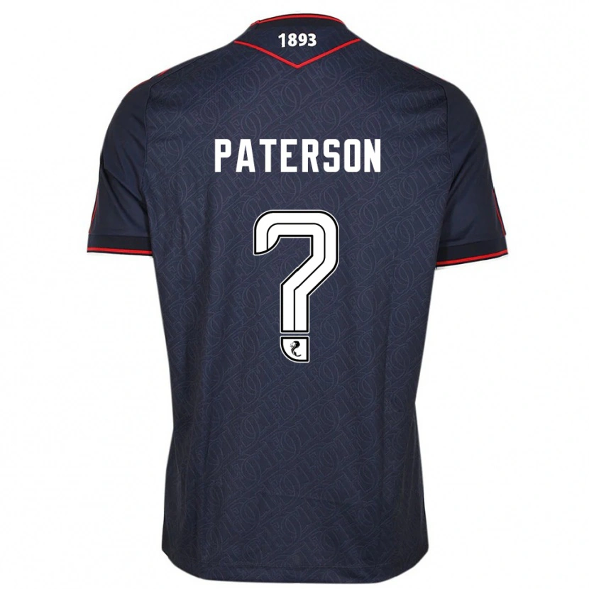 Danxen Kinder Sonny Paterson #0 Marine Weiß Heimtrikot Trikot 2025/26 T-Shirt Österreich