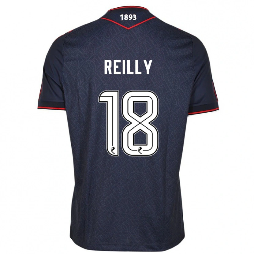 Danxen Kinder Charlie Reilly #18 Marine Weiß Heimtrikot Trikot 2025/26 T-Shirt Österreich