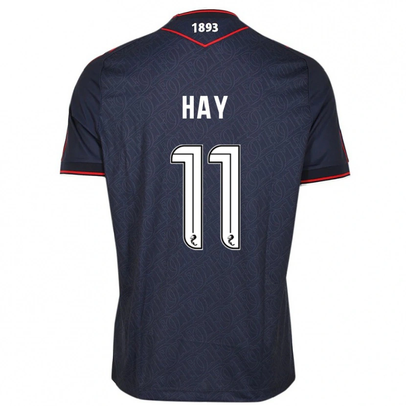 Danxen Kinder Ashley Hay #11 Marine Weiß Heimtrikot Trikot 2025/26 T-Shirt Österreich