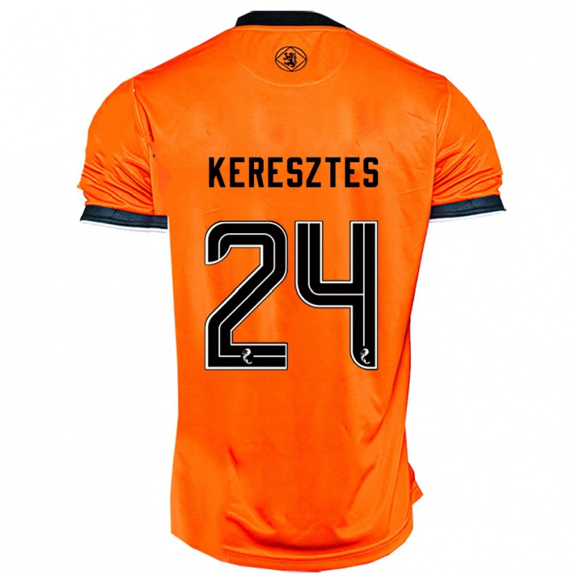 Danxen Kinder Krisztián Keresztes #24 Orange Schwarz Heimtrikot Trikot 2025/26 T-Shirt Österreich
