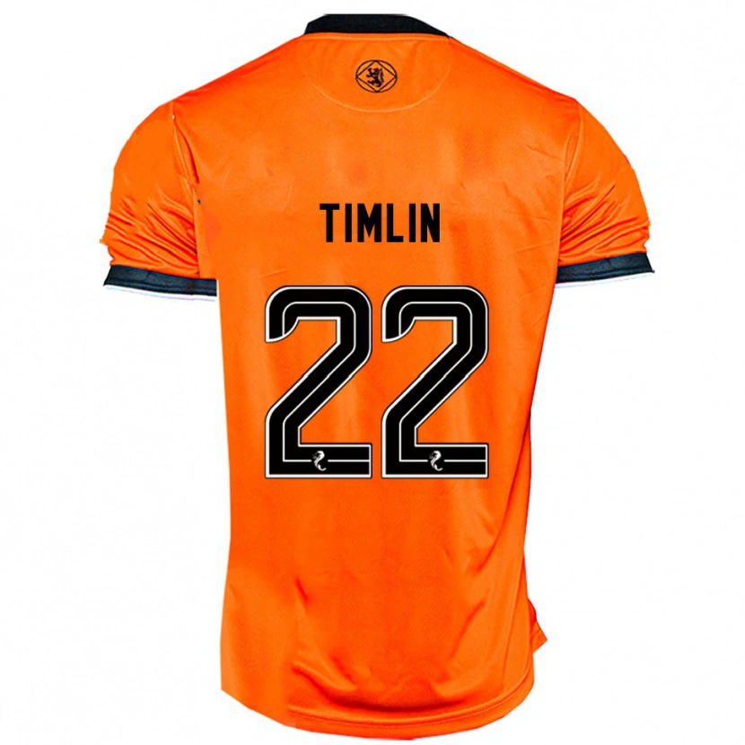 Danxen Kinder Sophie Timlin #22 Orange Schwarz Heimtrikot Trikot 2025/26 T-Shirt Österreich