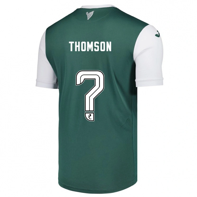 Danxen Kinder Jackson Thomson #0 Grün Weiß Heimtrikot Trikot 2025/26 T-Shirt Österreich