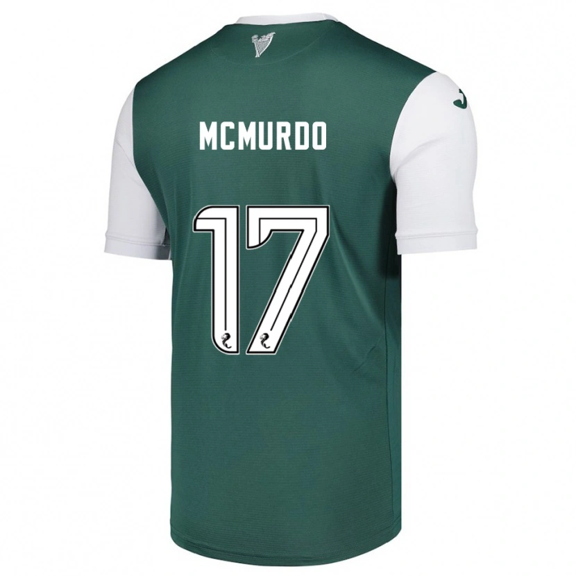 Danxen Kinder Jamie Mcmurdo #17 Grün Weiß Heimtrikot Trikot 2025/26 T-Shirt Österreich