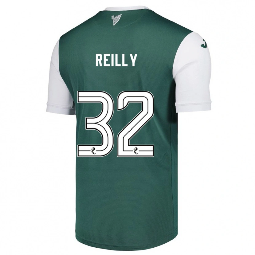 Danxen Kinder Kirsten Reilly #32 Grün Weiß Heimtrikot Trikot 2025/26 T-Shirt Österreich