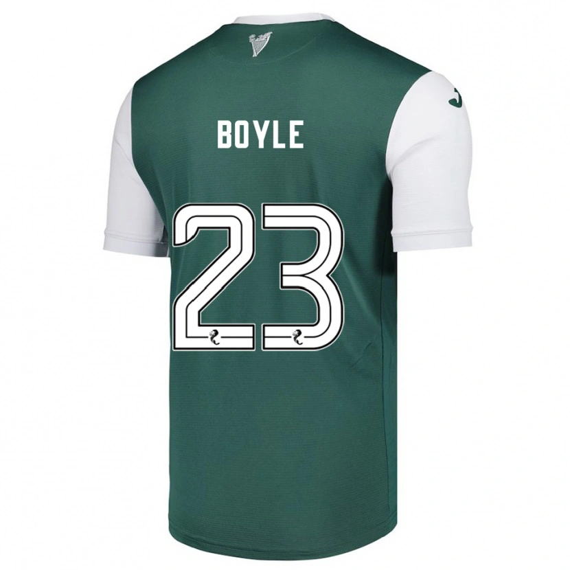 Danxen Kinder Rachael Boyle #23 Grün Weiß Heimtrikot Trikot 2025/26 T-Shirt Österreich