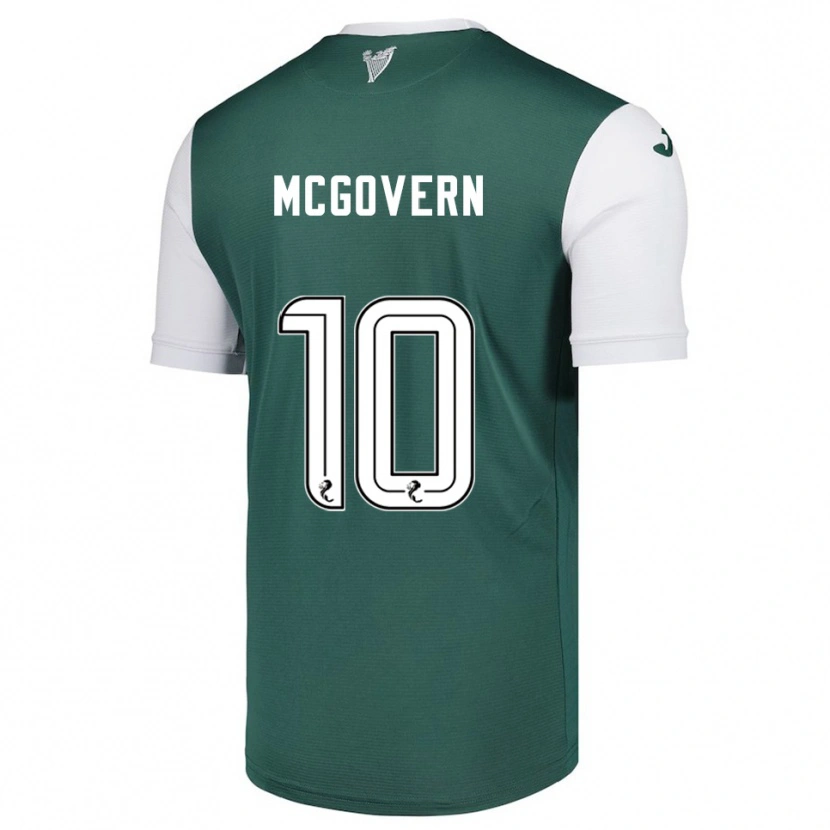 Danxen Kinder Kathleen Mcgovern #10 Grün Weiß Heimtrikot Trikot 2025/26 T-Shirt Österreich