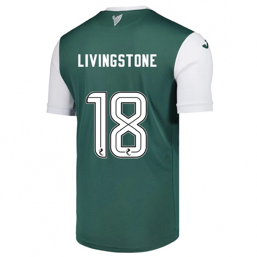 Danxen Kinder Rosie Livingstone #18 Grün Weiß Heimtrikot Trikot 2025/26 T-Shirt Österreich