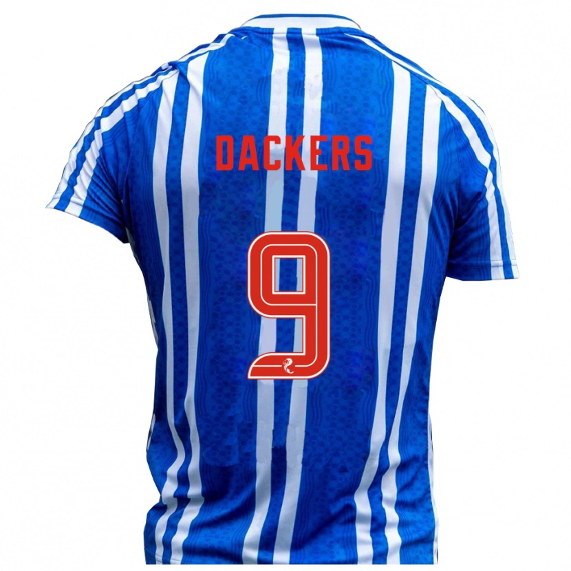 Danxen Kinder Marcus Dackers #9 Blau Weiß Heimtrikot Trikot 2025/26 T-Shirt Österreich