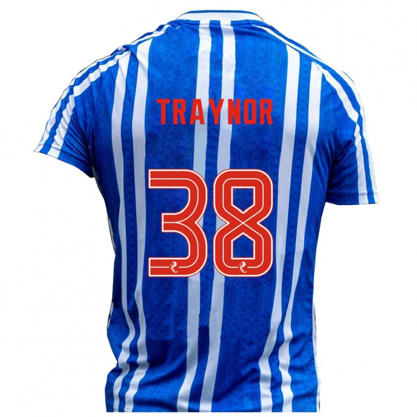 Danxen Kinder Archie Traynor #38 Blau Weiß Heimtrikot Trikot 2025/26 T-Shirt Österreich