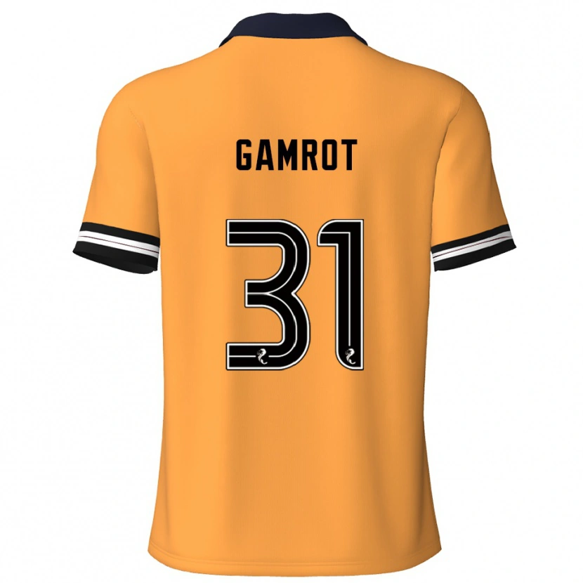 Danxen Kinder Schenai Gamrot #31 Gelb Schwarz Heimtrikot Trikot 2025/26 T-Shirt Österreich