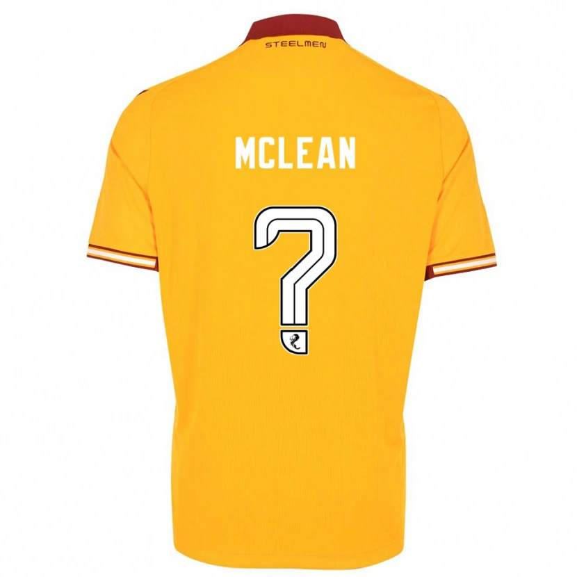 Danxen Kinder Harry Mclean #0 Gelb Burgunderrot Heimtrikot Trikot 2025/26 T-Shirt Österreich