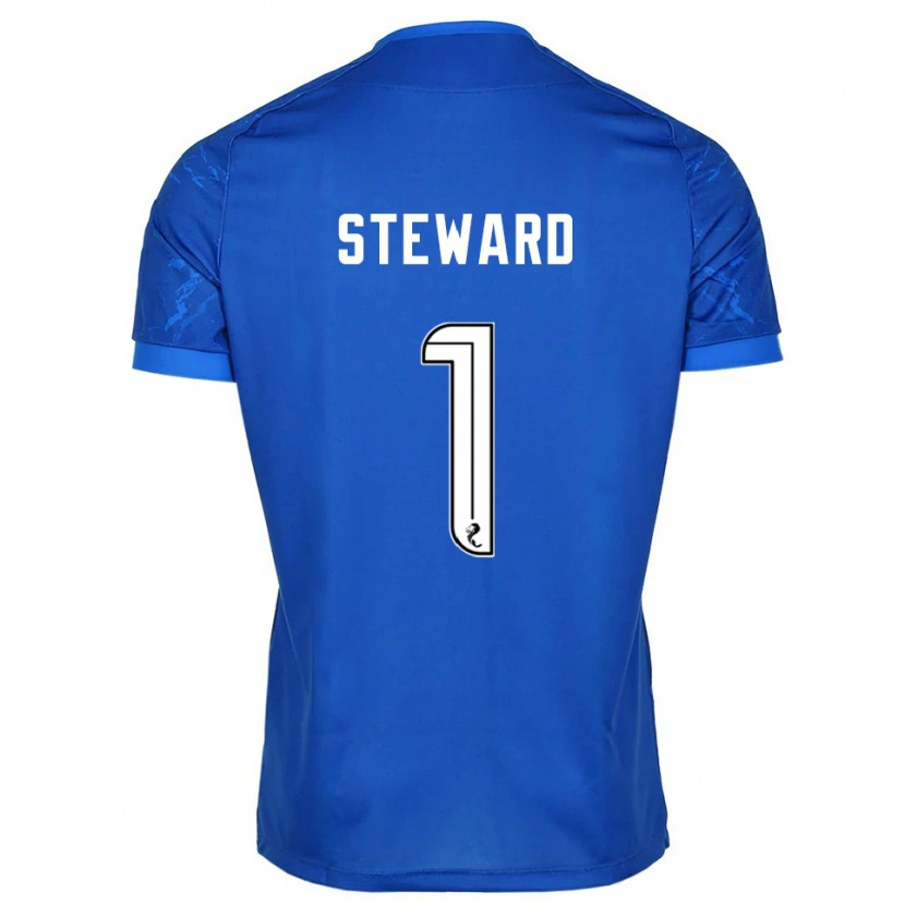Danxen Kinder Toby Steward #1 Blau Weiß Heimtrikot Trikot 2025/26 T-Shirt Österreich