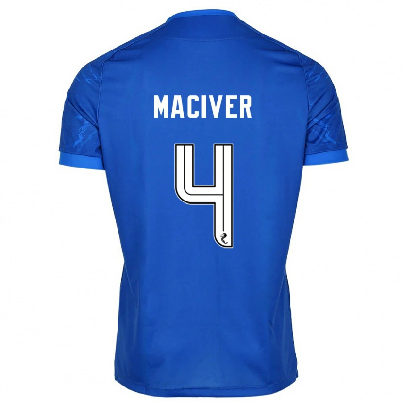 Danxen Kinder Ellie Maciver #4 Blau Weiß Heimtrikot Trikot 2025/26 T-Shirt Österreich