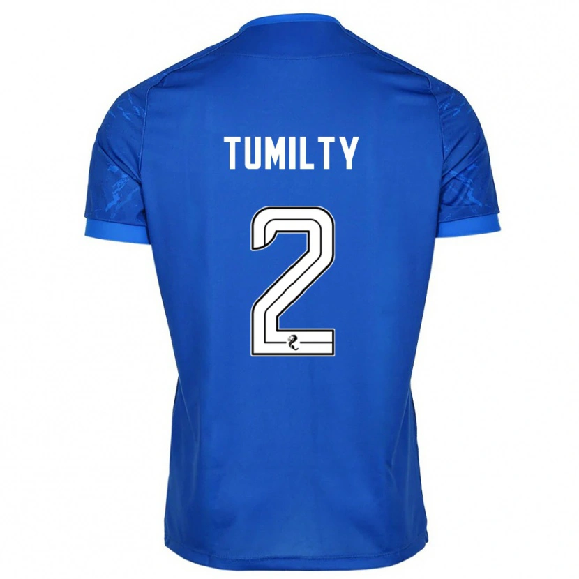 Danxen Kinder Reghan Tumilty #2 Blau Weiß Heimtrikot Trikot 2025/26 T-Shirt Österreich