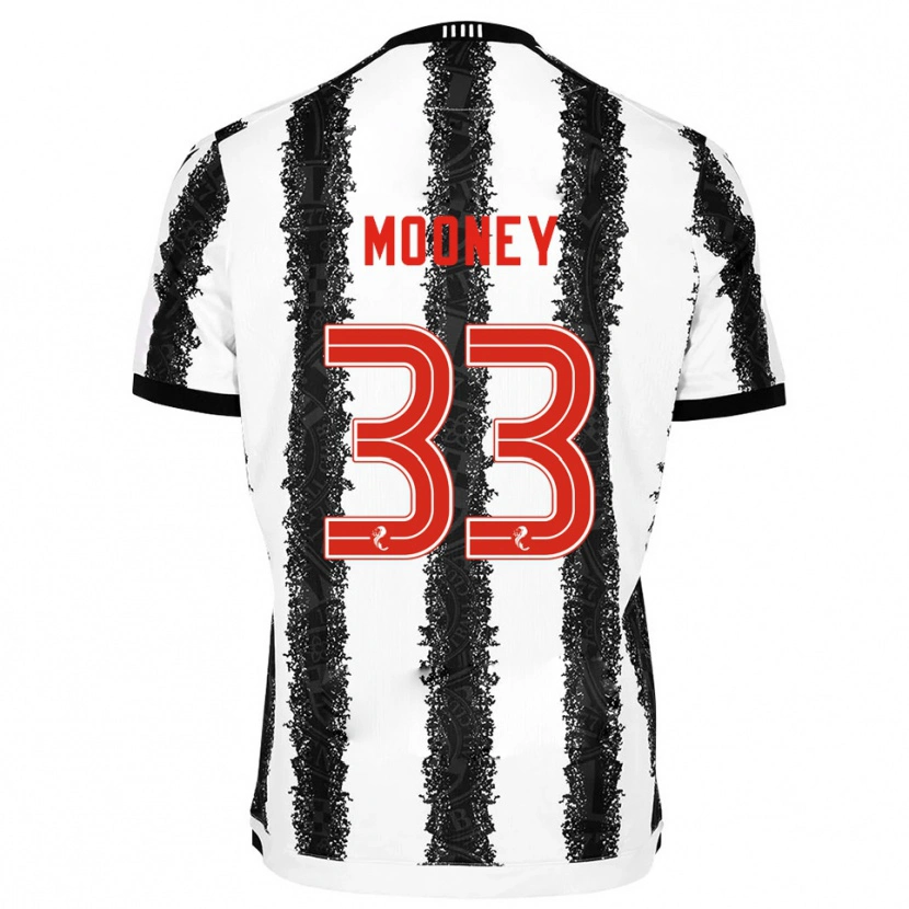 Danxen Kinder Evan Mooney #33 Weiß Schwarz Heimtrikot Trikot 2025/26 T-Shirt Österreich